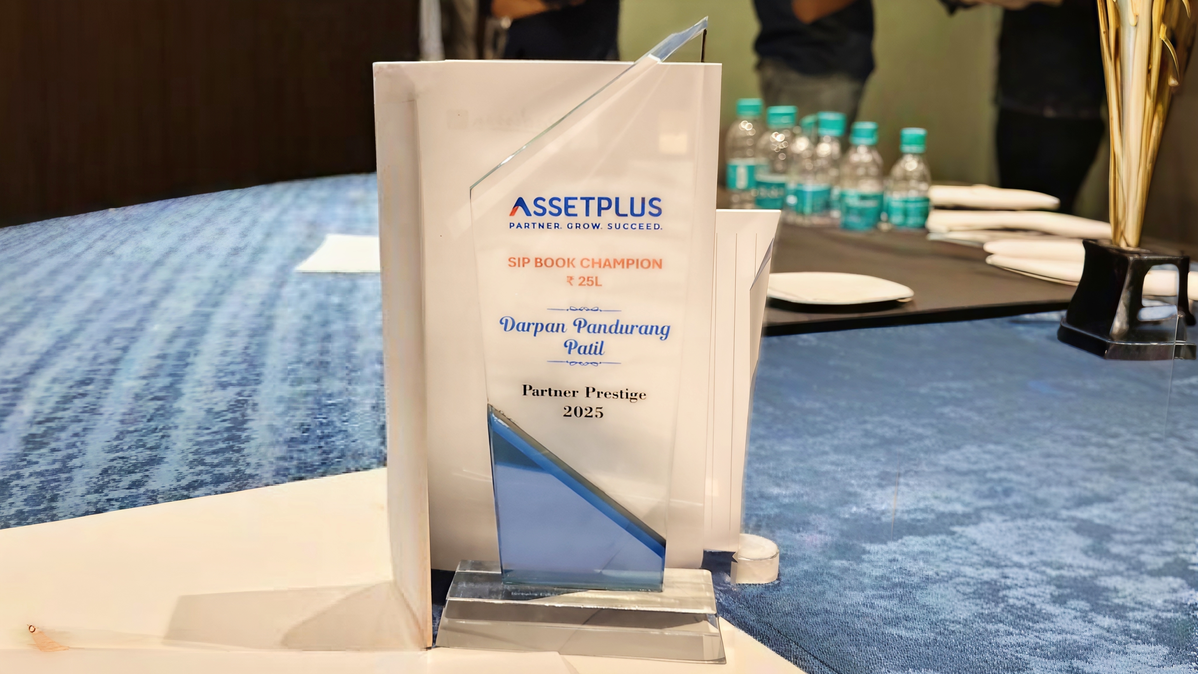 SIP Champion Award Darpan Patil