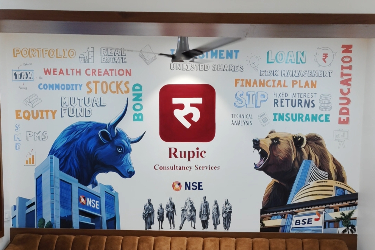 Rupic Wall Mural NSE BSE Palghar